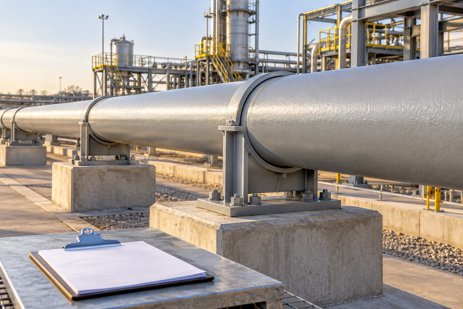 Aboveground Pipeline Coatings: Plan Inspection Around Supports and Transitions