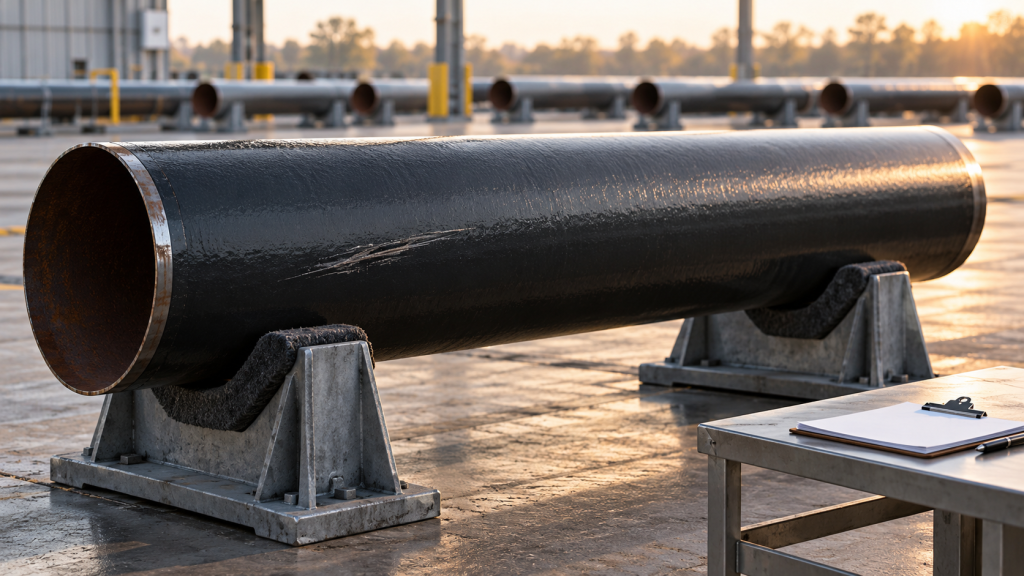 Receiving Coated Pipe: Damage Checks Before Storage and Installation