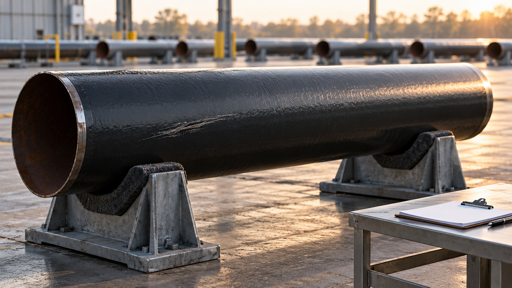 Receiving Coated Pipe: Damage Checks Before Storage and Installation