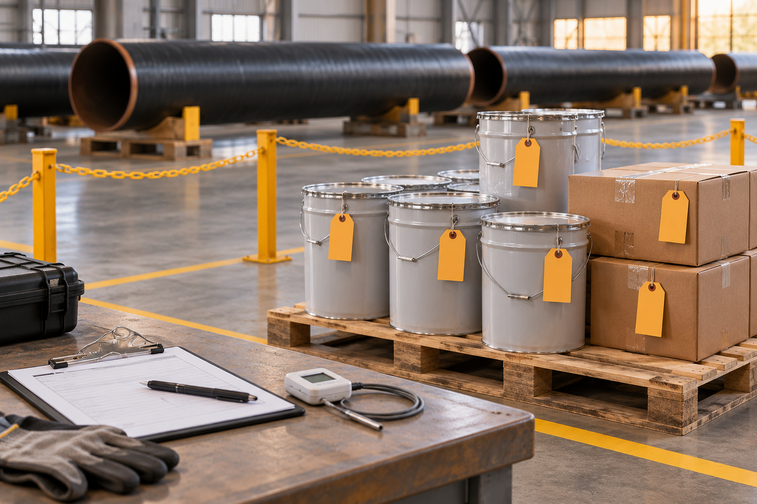 Pipeline Coating Materials After a Storage Excursion: Hold, Review and Release